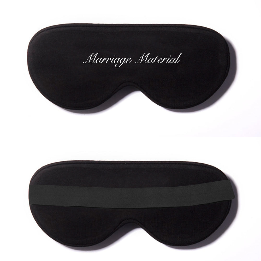 Marriage Material Cotton Lux Sleep Mask