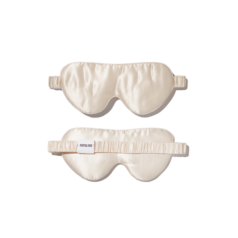Hyaluronic Acid Silk Sleep Mask Champagne