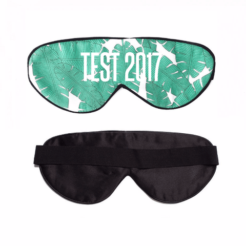 Leaf Me Alone Custom Satin Sleep Mask