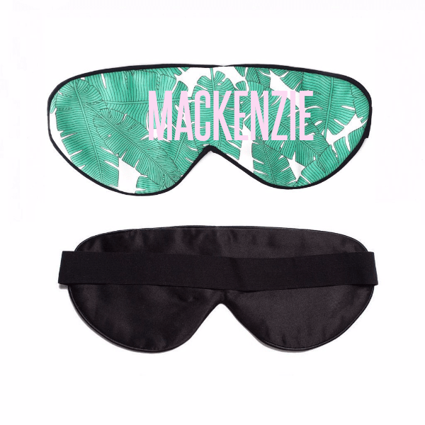 Leaf Me Alone Custom Sleep Mask! Click to customize your own sleep mask!
