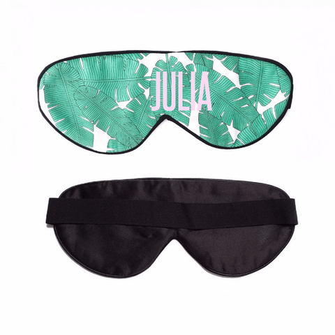 Leaf Me Alone Custom Sleep Mask! Click to customize your own sleep mask!