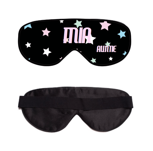 You're a Star Black Sleep Mask