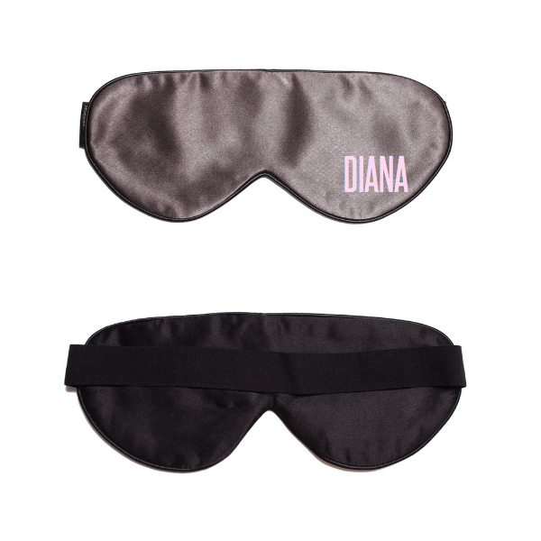 Dark Grey Silk Sleep Mask