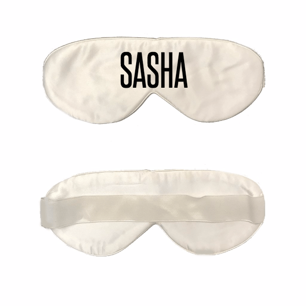 White Silk Sleep Mask
