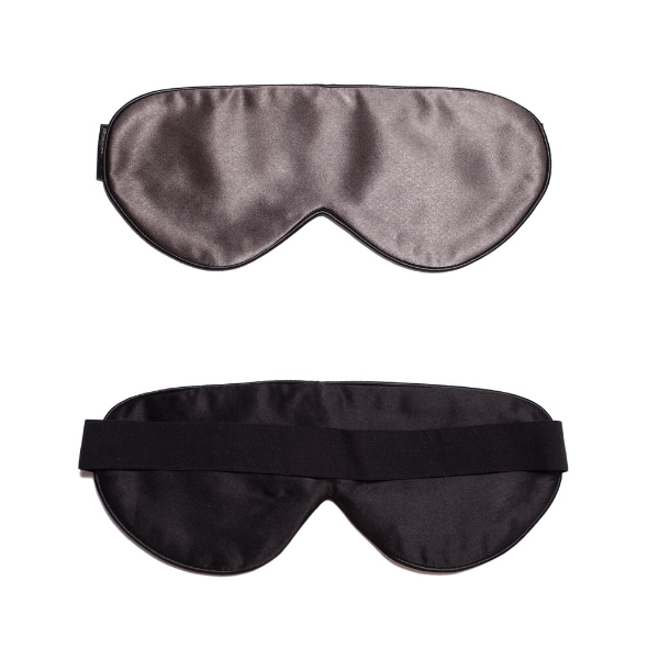 Dark Grey Silk Sleep Mask