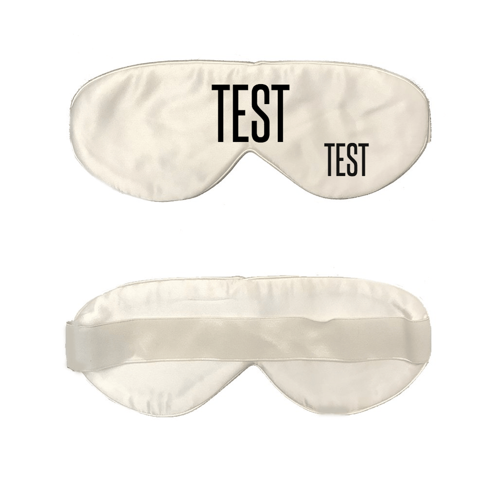 White Silk Sleep Mask