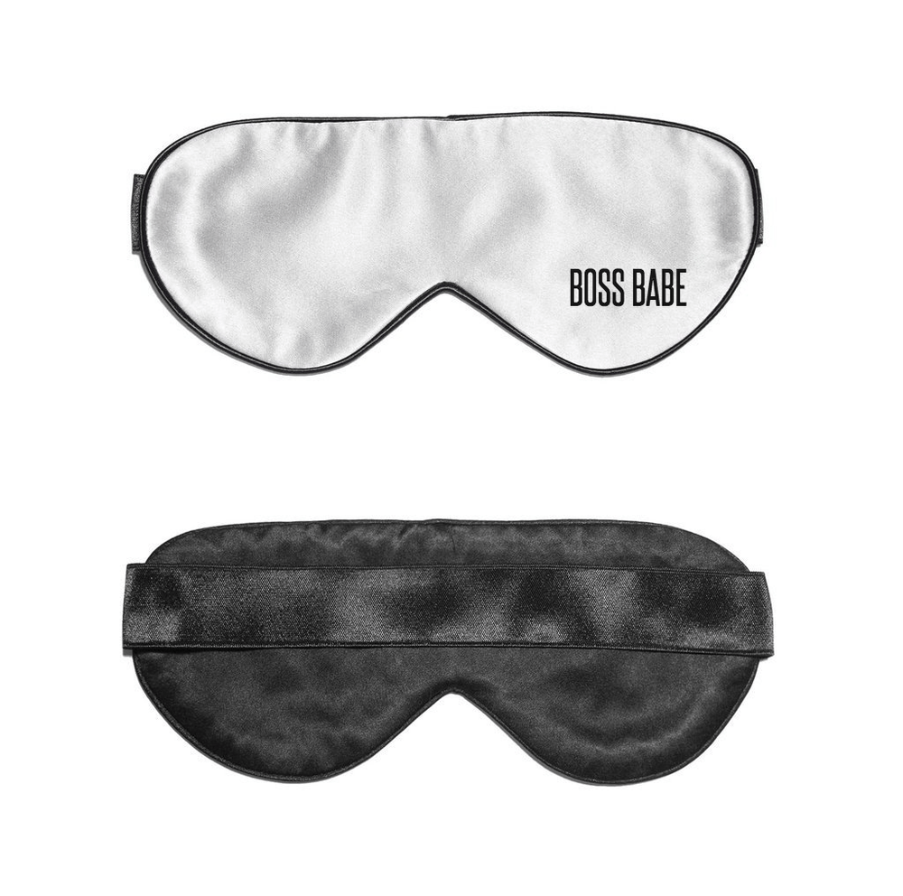 Silk Sleeping Mask - Black, Luxury and Comfort