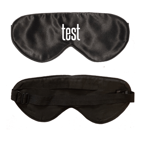Lavender Scented Black Silk Sleep Mask- Click to customize