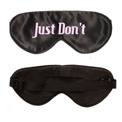 Lavender Scented Black Silk Sleep Mask- Click to customize