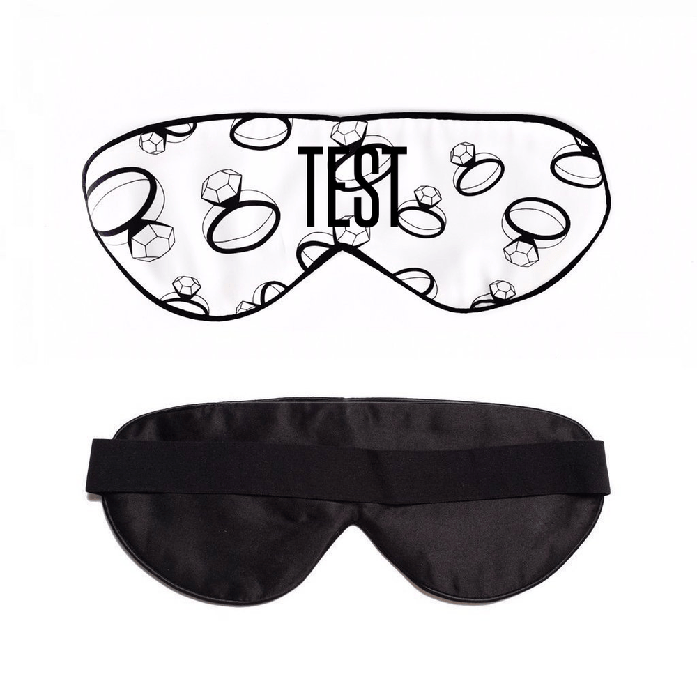 Bling Ring Sleep Mask- Click to Customize