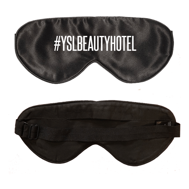 Lavender Scented Black Silk Sleep Mask- Click to customize