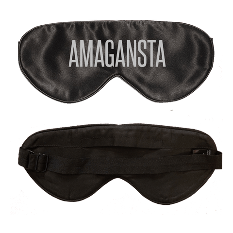 Lavender Scented Black Silk Sleep Mask - Customization Available