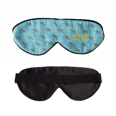 Palm Palm Blue Sleep Mask