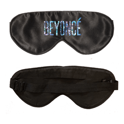 Black Silk Sleep Mask - Customization Available