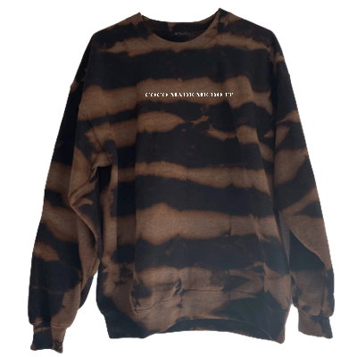 Black Tiger Dye Sweatshirt