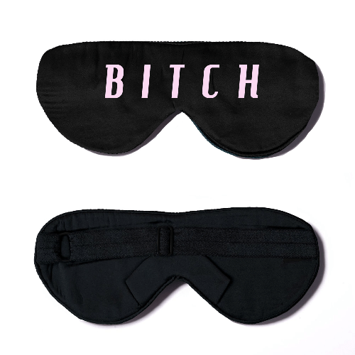 Black Silk Sleep Mask - Customization Available