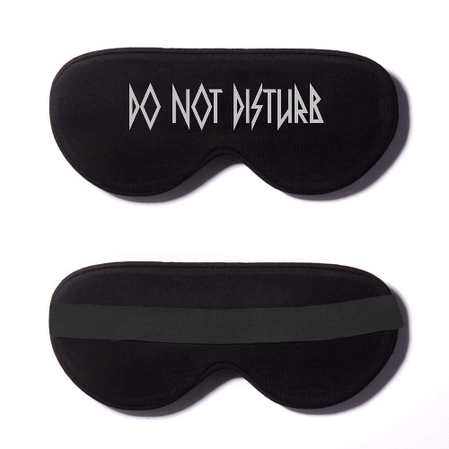 Black Cotton Sleep Mask- Click to Customize