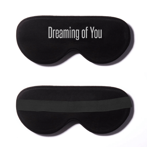 Black Cotton Sleep Mask- Click to Customize