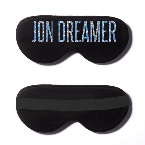 Black Cotton Sleep Mask- Click to Customize