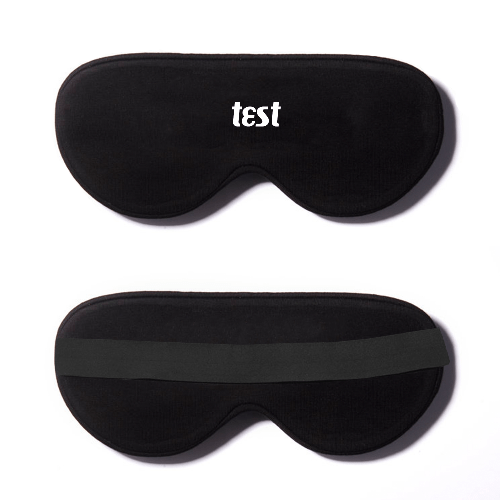 Black Cotton Sleep Mask- Click to Customize
