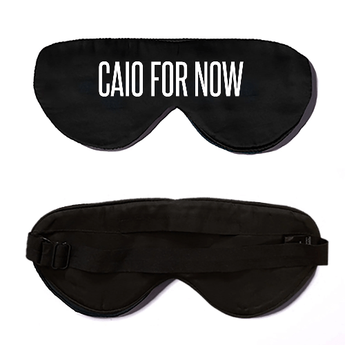 Lavender Scented Black Silk Sleep Mask - Customization Available