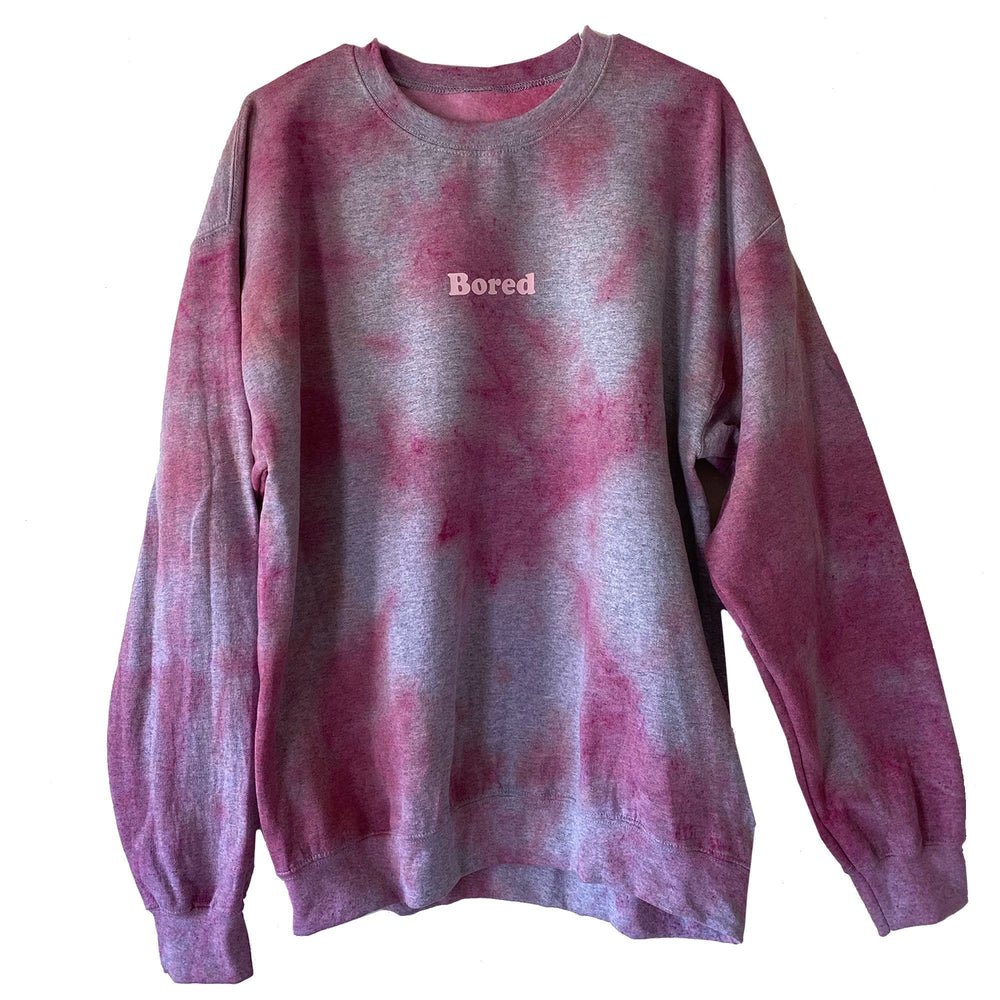Pink and purple tie dye sweatshirt cheap