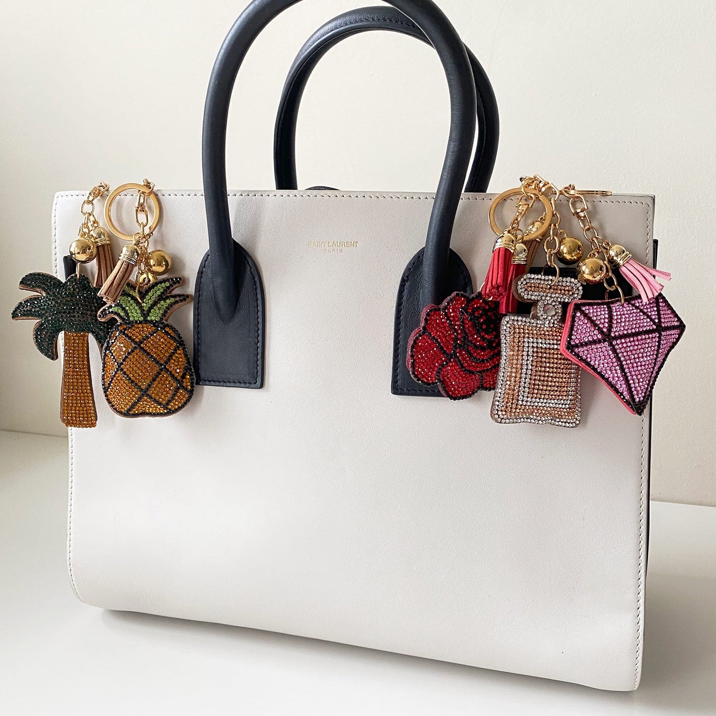 Pineapple Bag Charm Keychain