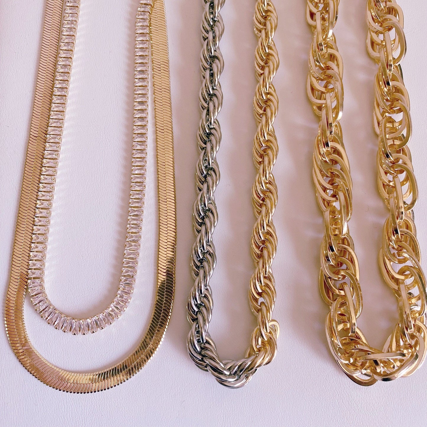 
                  
                    Two-Tone Rope Twist Necklace
                  
                