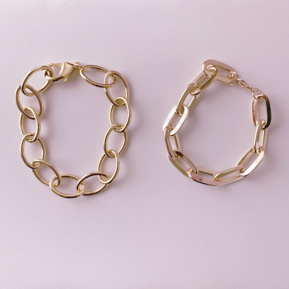 Oval Chain Link Bracelet