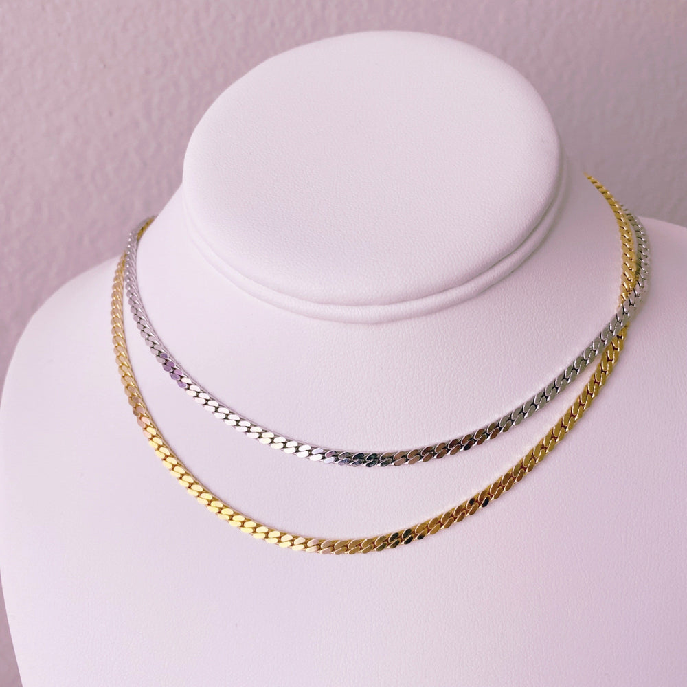 Thin Herringbone Chokers