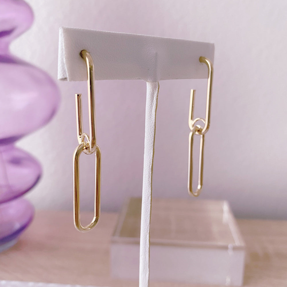 Paper Clip Earrings