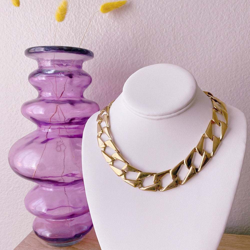 
                  
                    Jumbo Link Gold Tone Necklace
                  
                