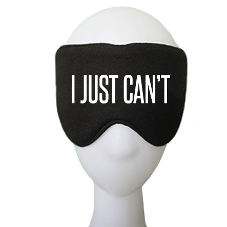 I Just Can't Cotton Lux Sleep Mask