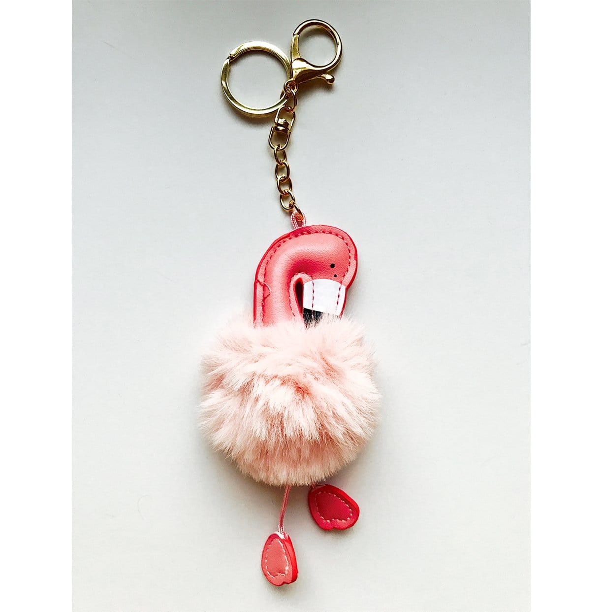
                  
                    Furry Flamingo Keychain
                  
                