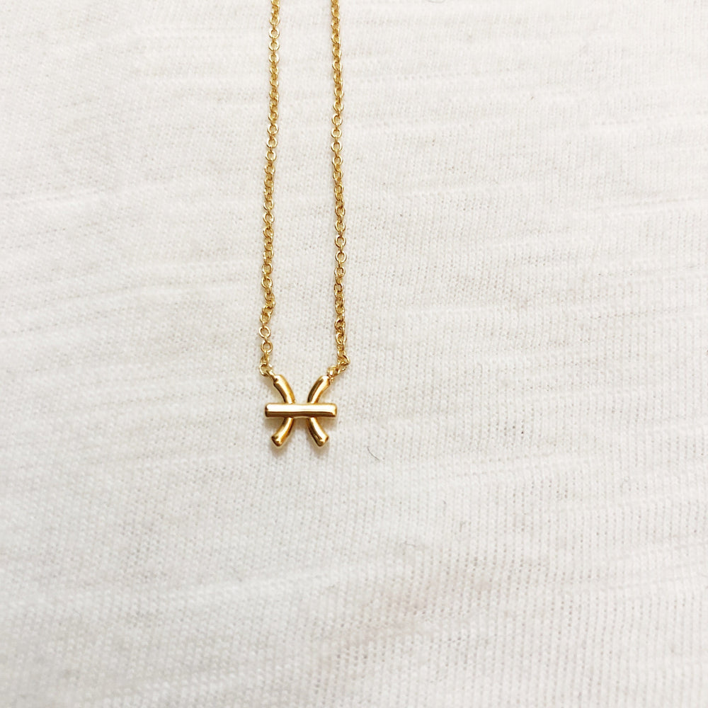 Pisces Zodiac Necklace