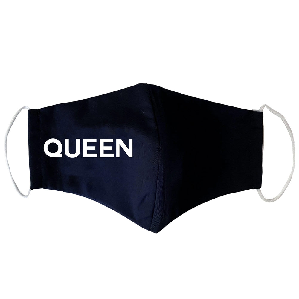 Queen Black Face Mask
