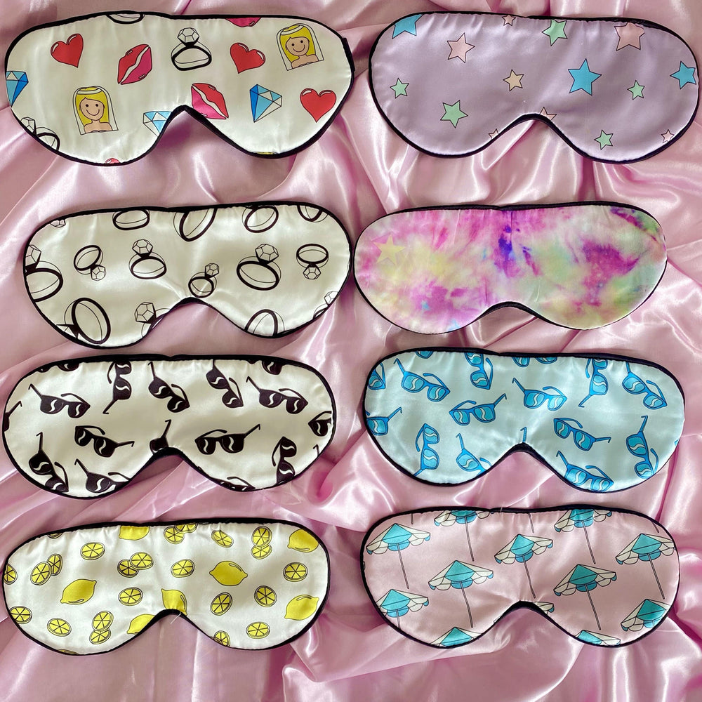 Silk + satin sleep masks