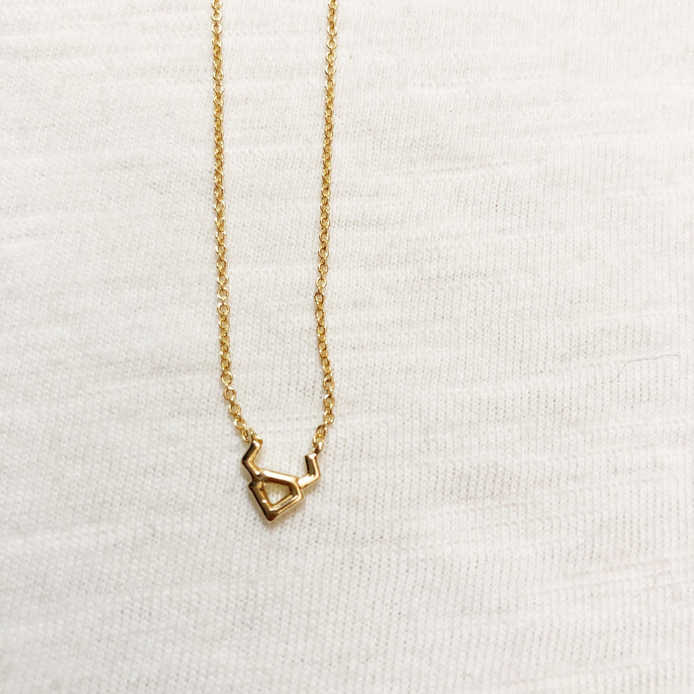 Taurus Zodiac Necklace