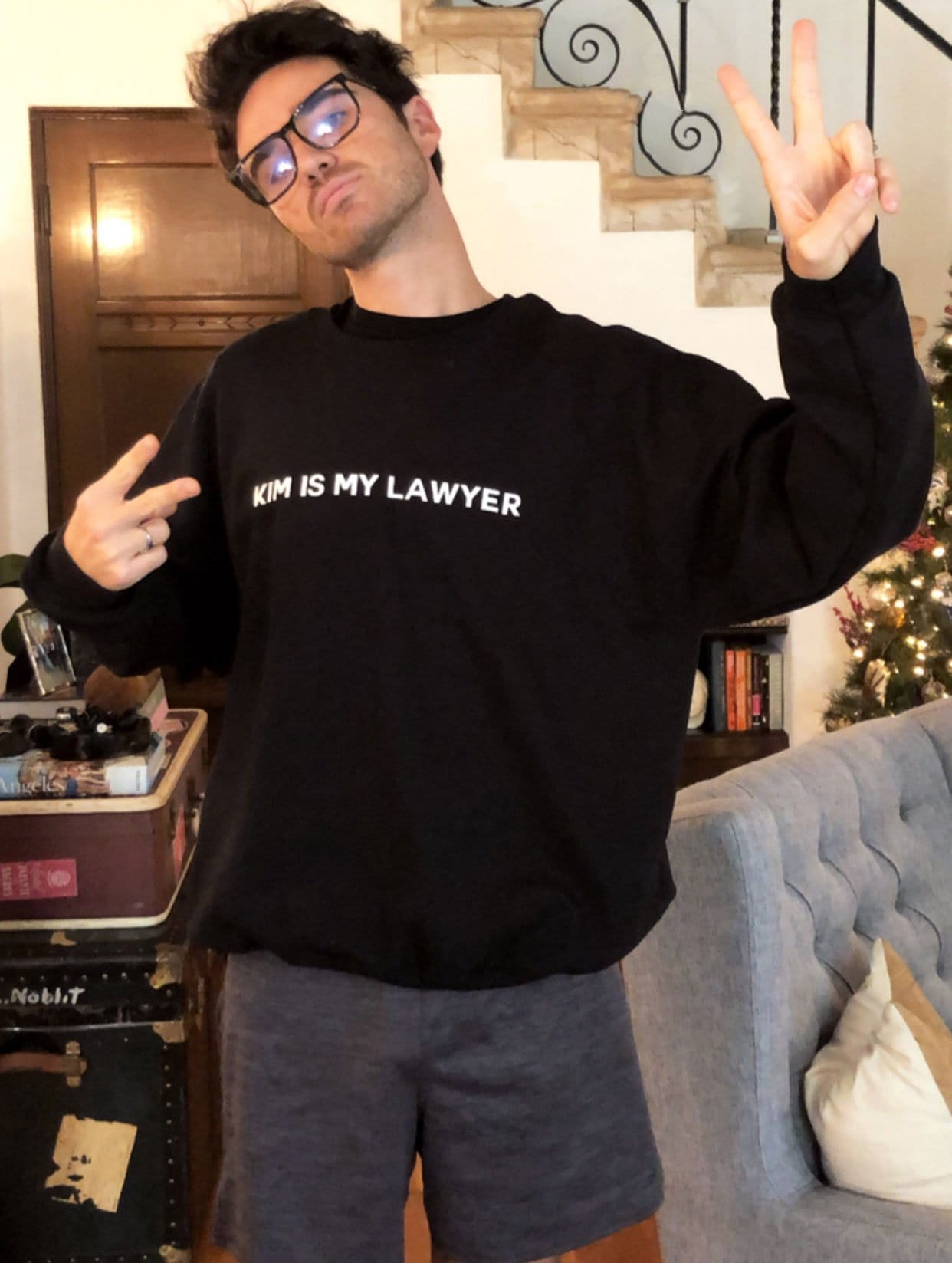 
                  
                    Kim is My Lawyer Black Sweatshirt
                  
                