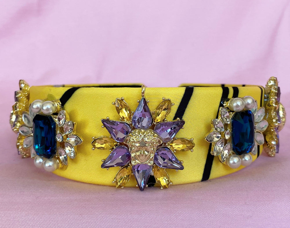 YELLOW GEM HEADBAND