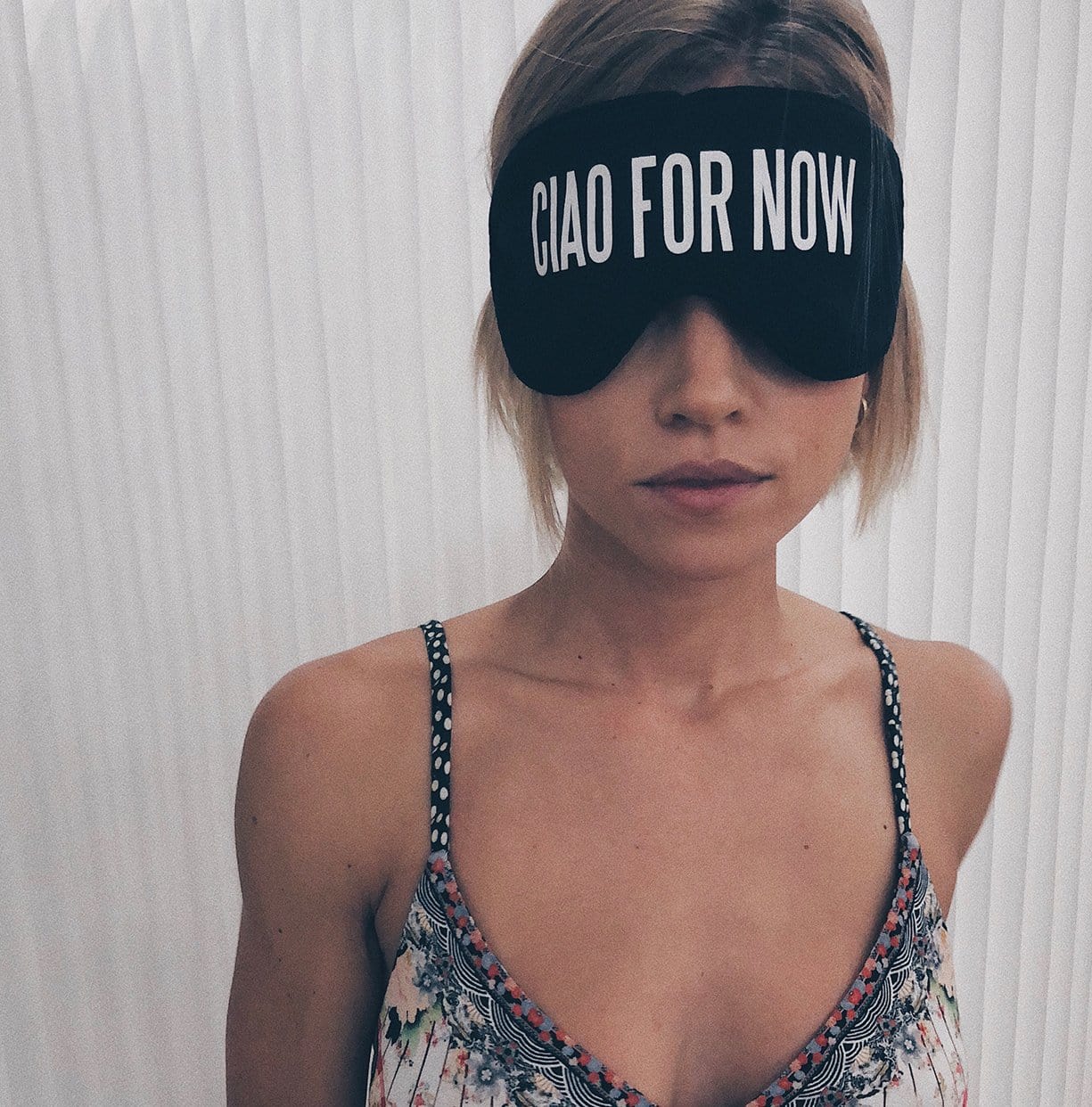 
                  
                    Ciao For Now Cotton Lux Sleep Mask
                  
                