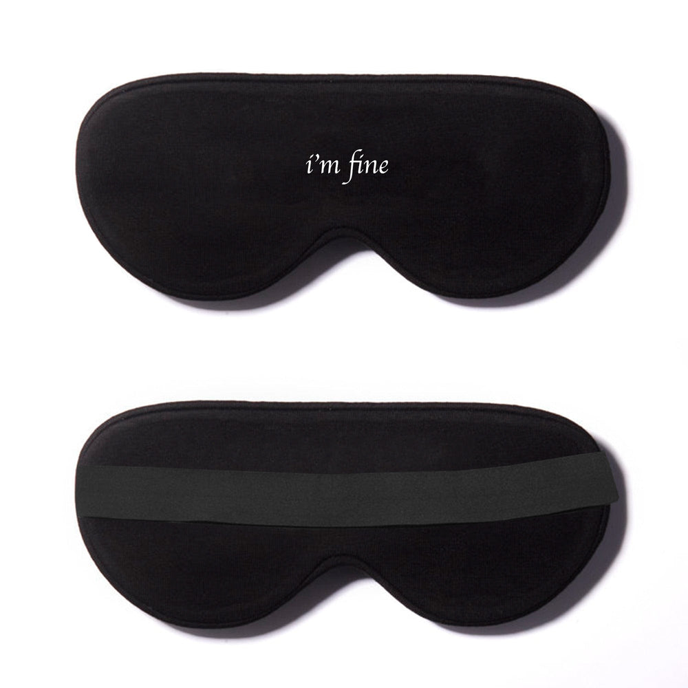 i'm fine Cotton Lux Sleep Mask